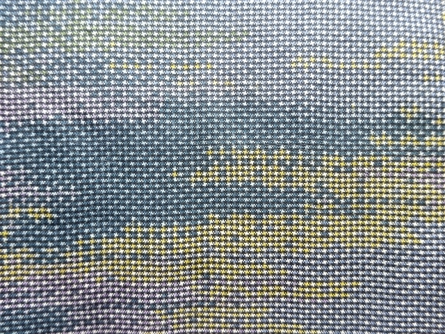 JAPANESE KIMONO / ANTIQUE KIMONO / DORO OSHIMA TSUMUGI / SILK / WOVEN MIST